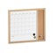 Martha Stewart Everette 24in.x18in. Magnetic Dry Erase Calendar and Crk Board Combo w/Mrkr, Mgnts, and Psh Pns BR-PM-COM-MW4C1-4561-LN-MS - alternate 9